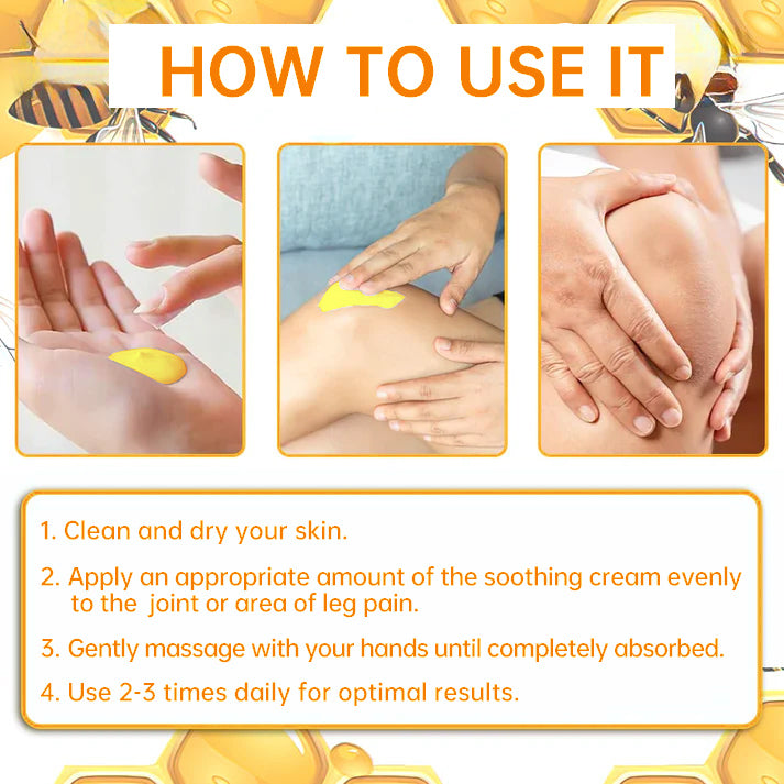 Furzero™🧊 Bee Venom & Turmeric Joint and Bone Pain Relief Cream (Specializes in Joint and Arthritis Pain & AAOS Recommends)