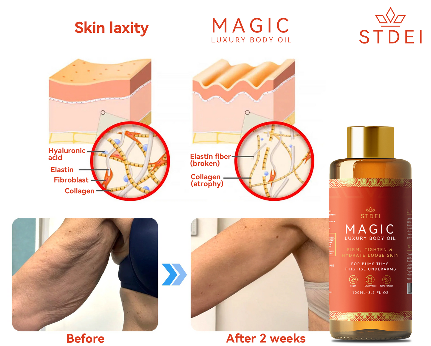 𝗦𝗧𝗗𝗘𝗜™🌈 𝗠𝗔𝗚𝗜𝗖 𝗟𝗨𝗫𝗨𝗥𝗬 𝗕𝗢𝗗𝗬 𝗢𝗜𝗟 (Limited Time 80% Off - Last 30 Minutes)