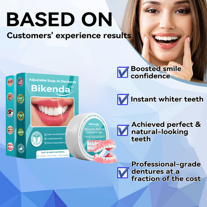 𝐁𝐢𝐤𝐞𝐧𝐝𝐚™🥰 Silicone Reline Denture Set (⏰ Limited Time Discount Last 30 Minutes ⏰)